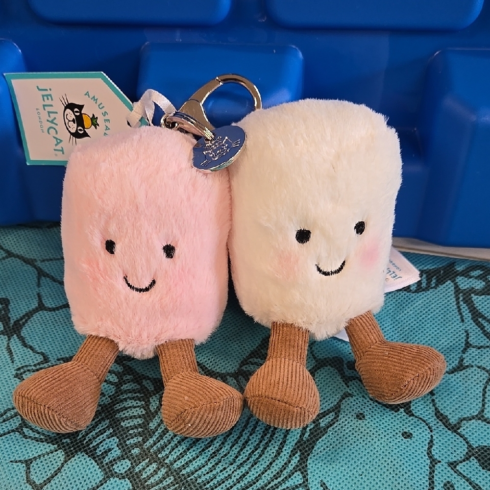 Jellycat Amuseable Marshmallow Keychain Set